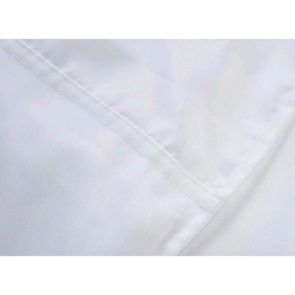 No Hook 70W x 63H Detach Button Liner Snap in Fabric Shower Curtain Replacement